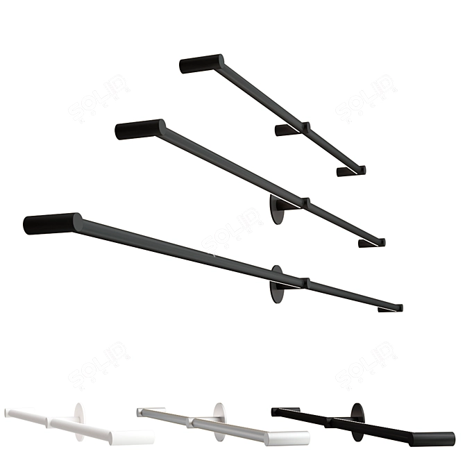 Sonneman Purolinear Double LED Sconce 3D model image 1