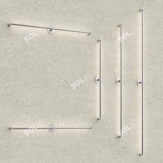 Sonneman Purolinear Double LED Sconce 3D model image 3