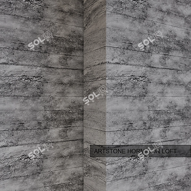 Bold Seamless Concrete Texture 3D model image 3