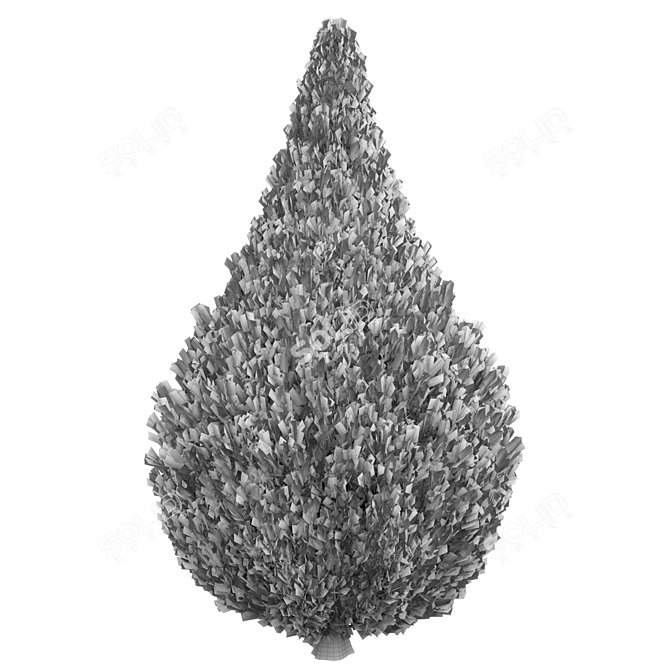  Unique 3D Render Bush Tree 3D model image 2