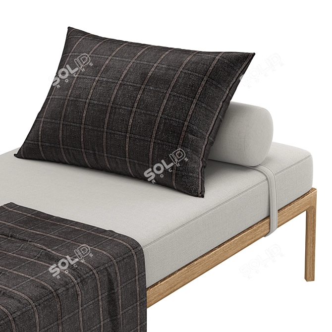 Elegant RH Padua Daybed 3D model image 4