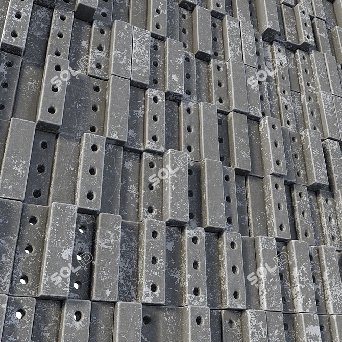 Polygon Stone Texture Bundle 3D model image 2