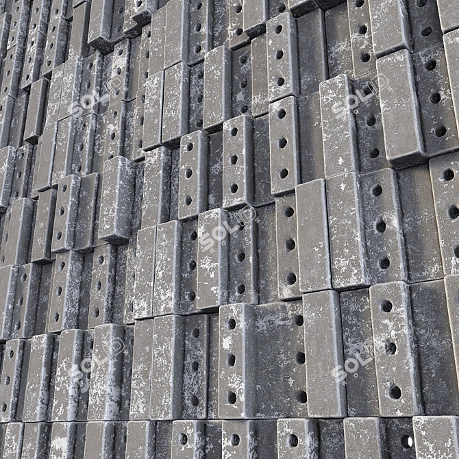 Polygon Stone Texture Bundle 3D model image 3