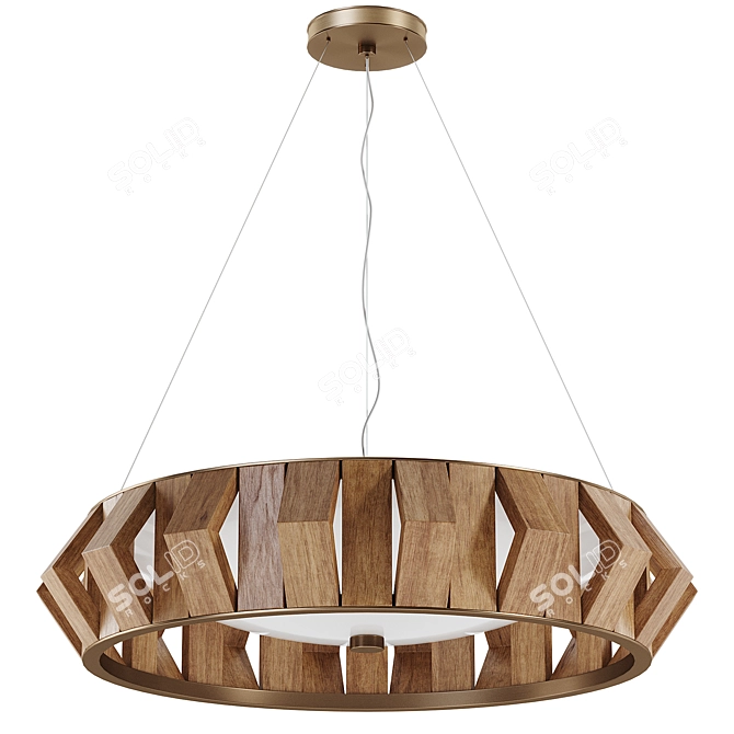 Sheppard Chandelier by Black Rooster 3D model image 1