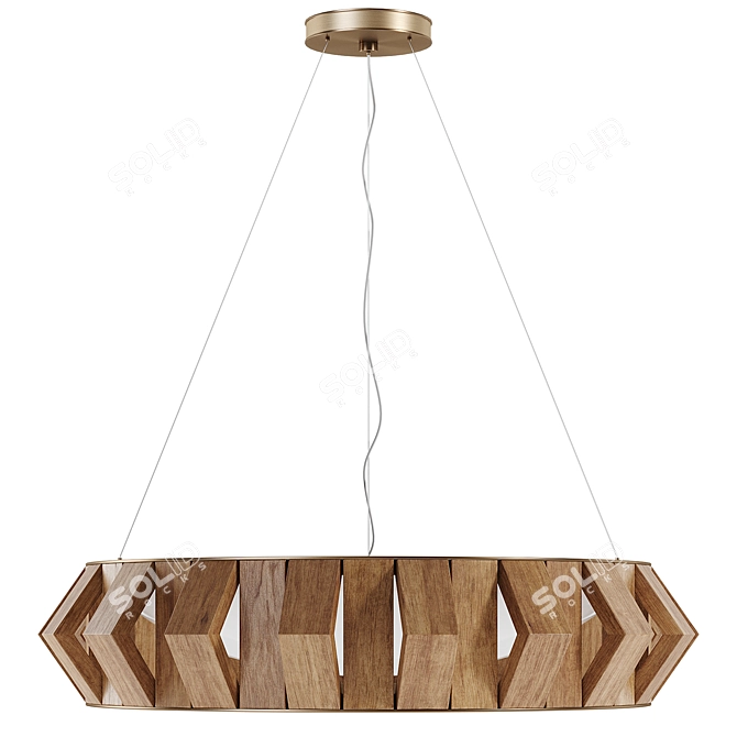 Sheppard Chandelier by Black Rooster 3D model image 2