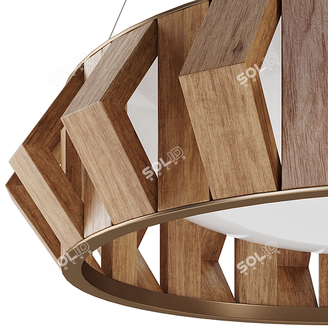 Sheppard Chandelier by Black Rooster 3D model image 3