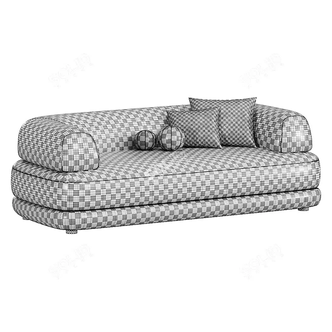 Contemporary BUMPER Sofa Design 3D model image 3