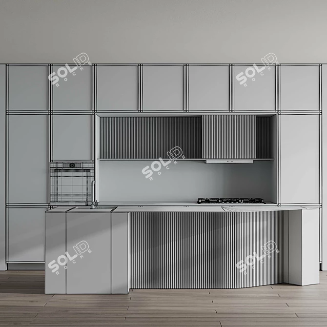 Bosch Kitchen Set 66 3D model image 7