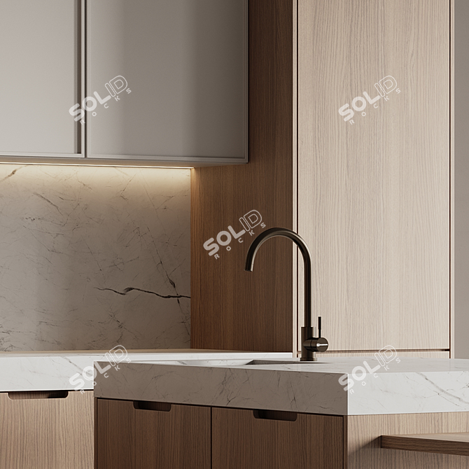 Modern Kitchen 3D Models Bundle 3D model image 5