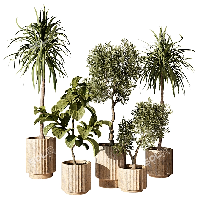 Botanical Beauty 465: Exquisite Greenery 3D model image 1