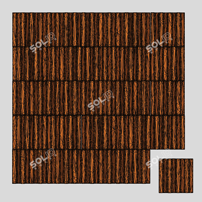 Smooth Stone Decor Set 3D model image 6