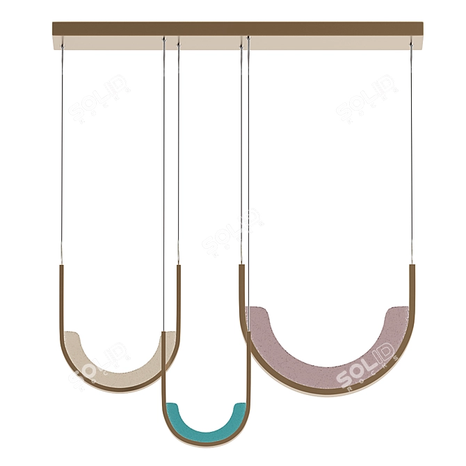 Vitrage Model: VRay Rendered Lamp 3D model image 1