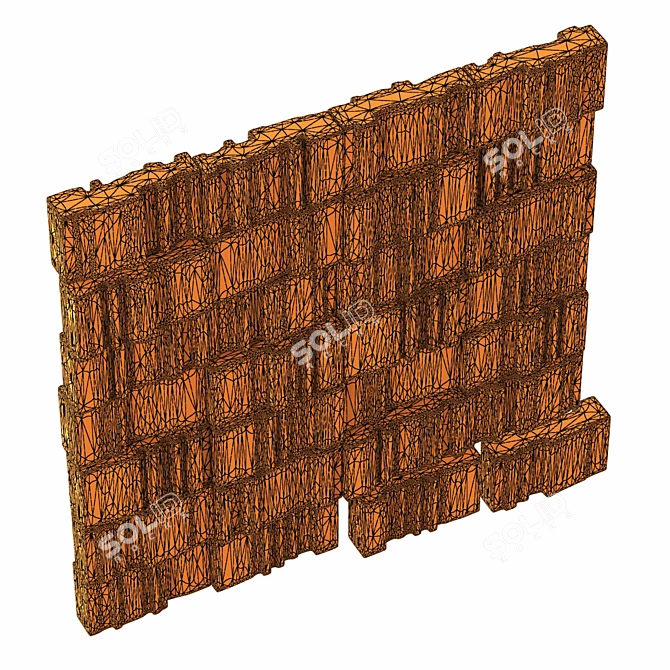 Geometric Stone Decor Set 3D model image 6