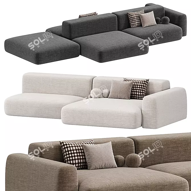 Tamamm Sky Modular Sofa: Corona Render 3D model image 1