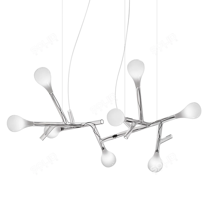 Modern Branch Style Pendant Light 3D model image 1