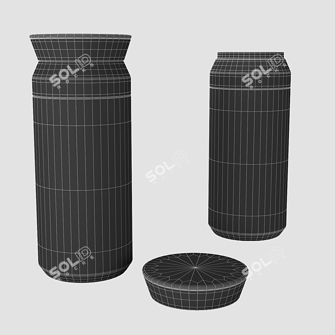 Portable Stainless Steel Tumbler 3D model image 3