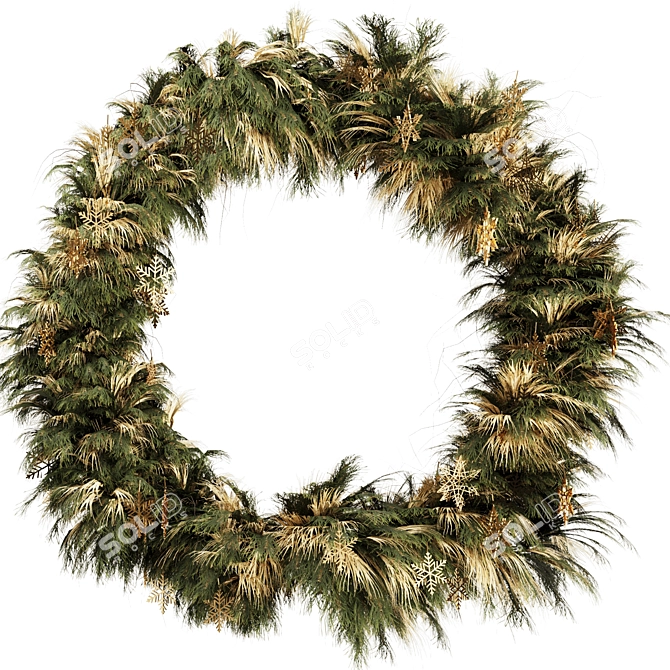 Holiday Wreath Set 2016, MM 3D model image 1
