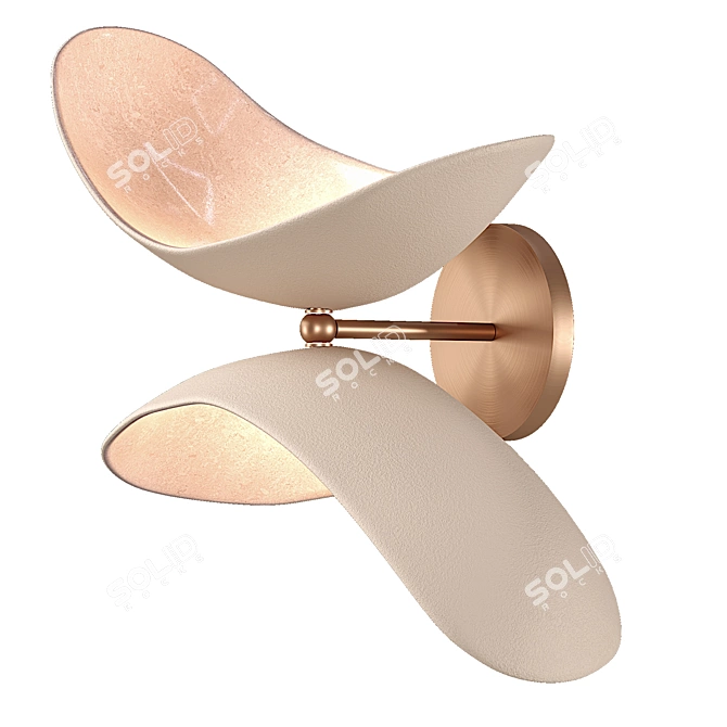 Elegant Venus Wall Sconce 2014 3D model image 1