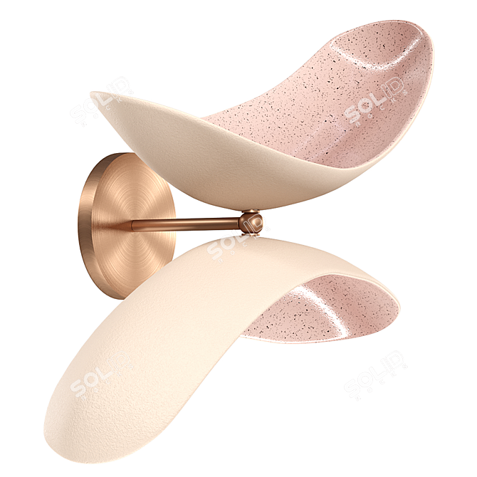 Elegant Venus Wall Sconce 2014 3D model image 6