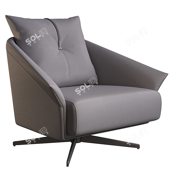 WALA Modern Swivel Chair 3D model image 1