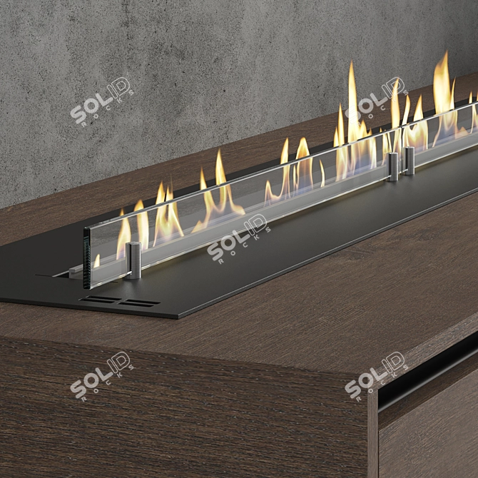 Samsung ArtMode QLED TV Set 3D model image 4