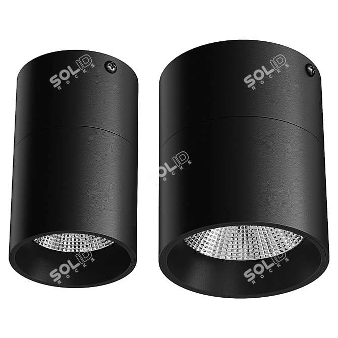 Modern LED Downlight Spot 3D model image 1