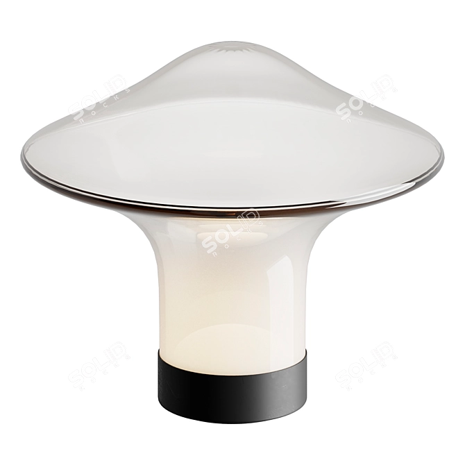 Modern Minimalist Table Lamp 3D model image 2