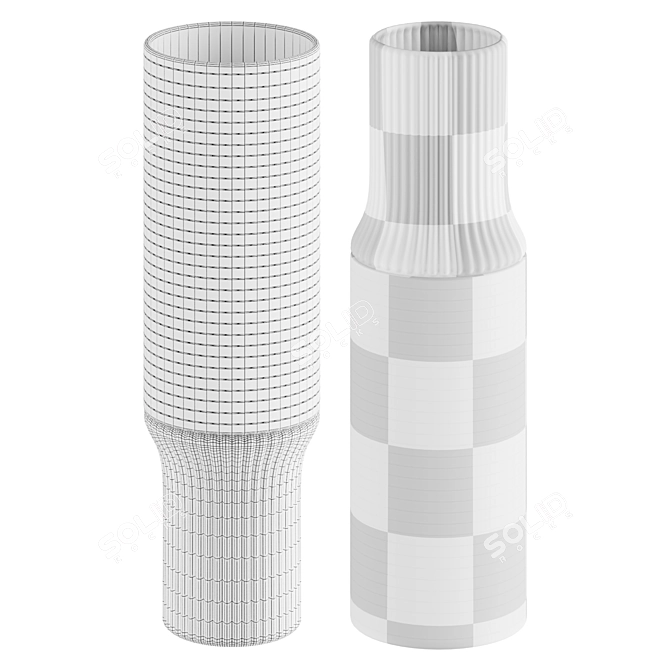 Minimalist Paper Table Lamp 3D model image 2