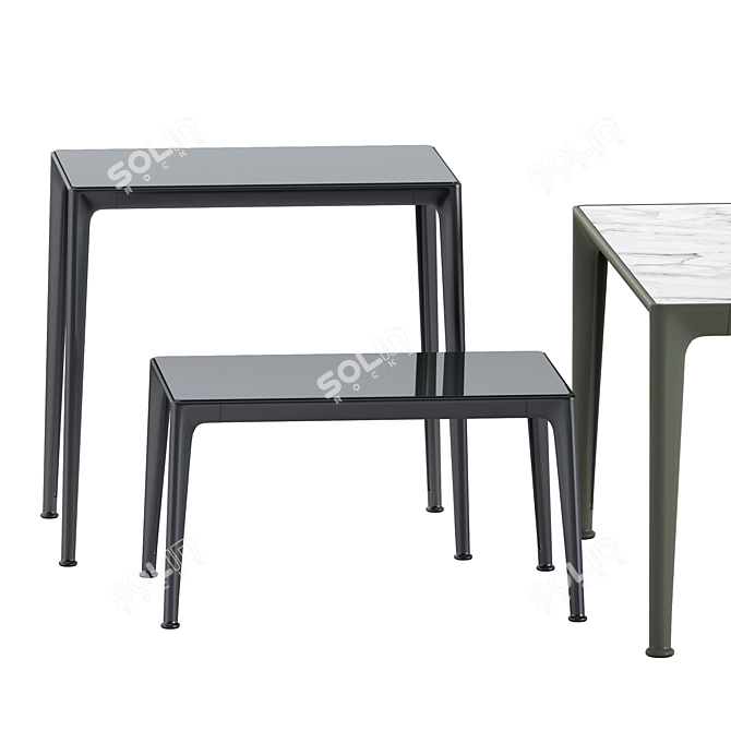 Mirto Indoor Small Tables Collection 3D model image 4