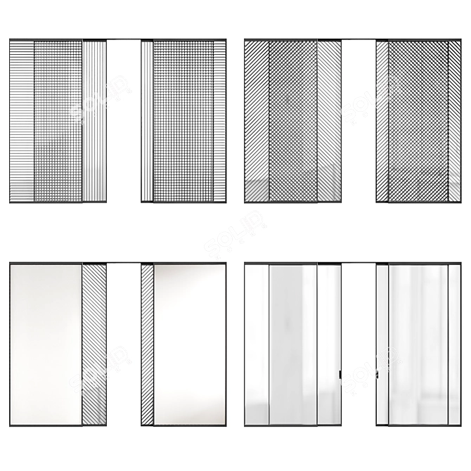 Sliding Door Collection by ADL 3D model image 3