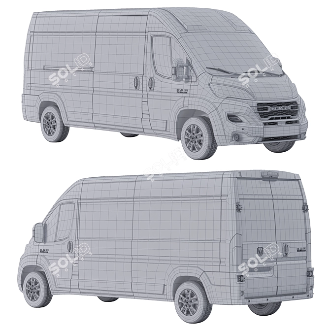 2023 Ram ProMaster 3D Model 3D model image 3