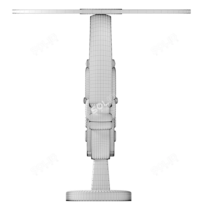 Dual-Faced Side Table Kare 3D model image 6