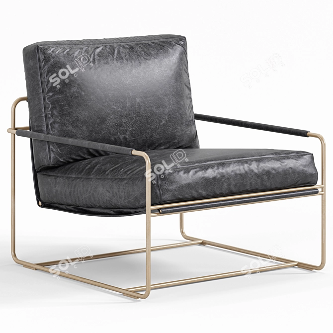 Elegant Riviera Armchair Frag 2015 3D model image 3