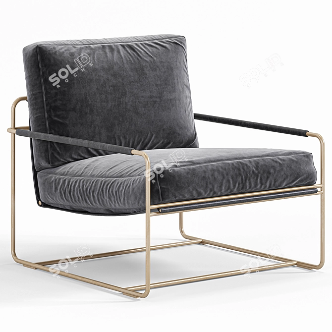 Elegant Riviera Armchair Frag 2015 3D model image 5