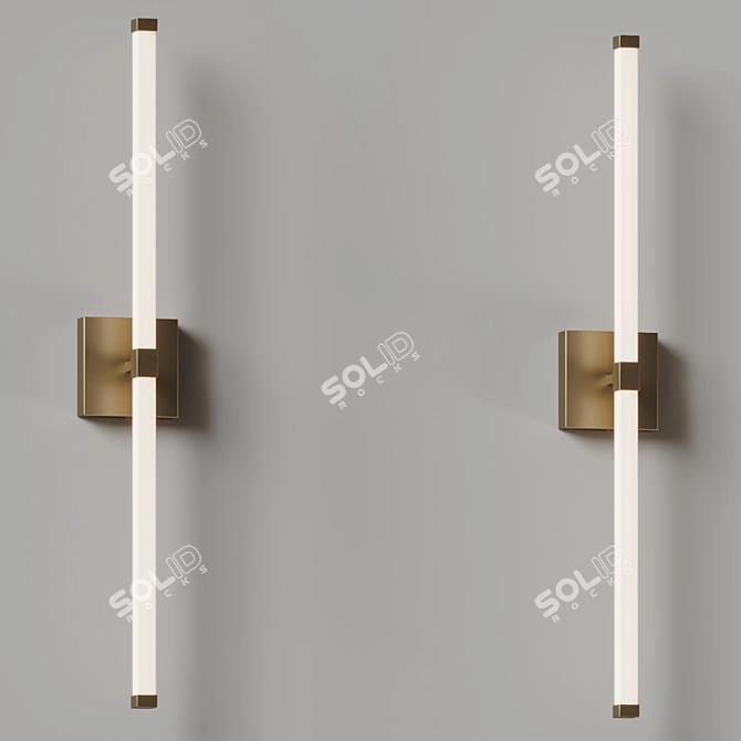 Sleek Illumination with Blade Lights 3D model image 3