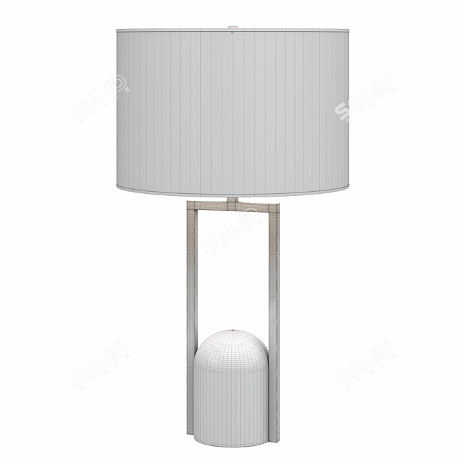 Contemporary Aliyah Table Lamp 3D model image 2