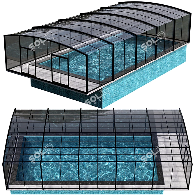 Caustics Pool No102 Render Ready 3D model image 1