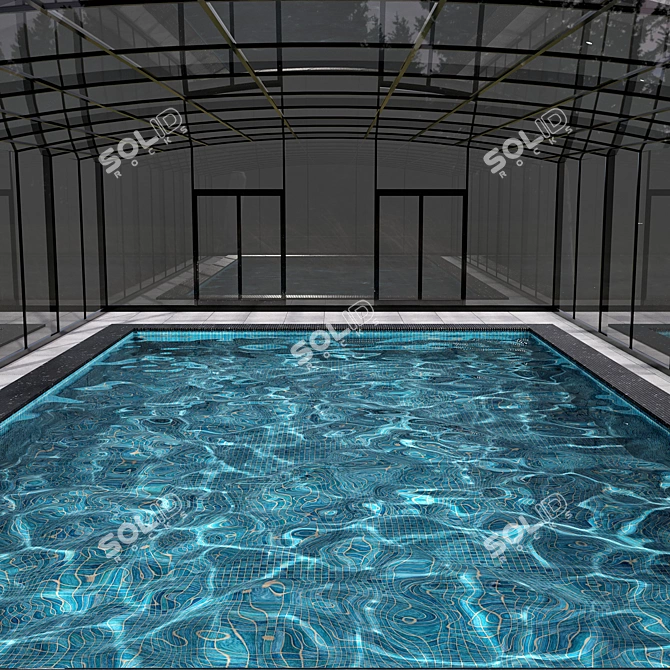 Caustics Pool No102 Render Ready 3D model image 3