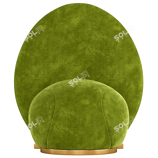 Sleek Able CATCH Armchair Beauty 3D model image 2