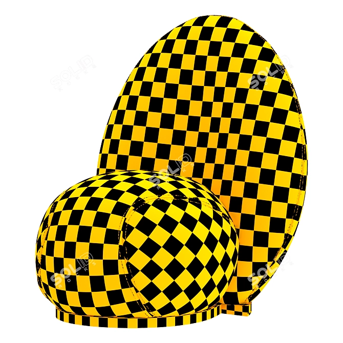 Sleek Able CATCH Armchair Beauty 3D model image 4