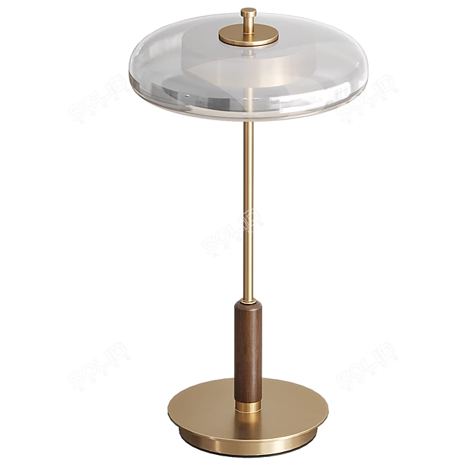 Sleek Mico Desk Lamp 3D model image 2