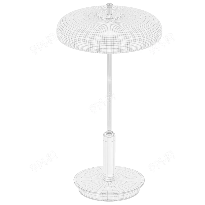 Sleek Mico Desk Lamp 3D model image 3