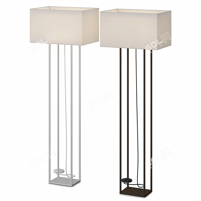 Vesper Modern Floor Lamp 3D model image 2