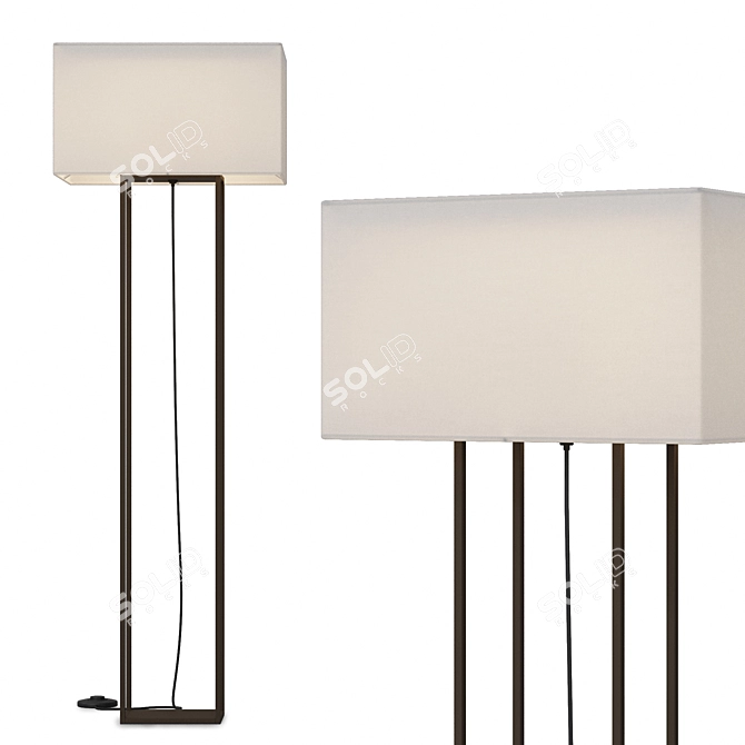 Vesper Modern Floor Lamp 3D model image 3