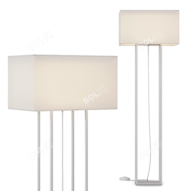 Vesper Modern Floor Lamp 3D model image 4