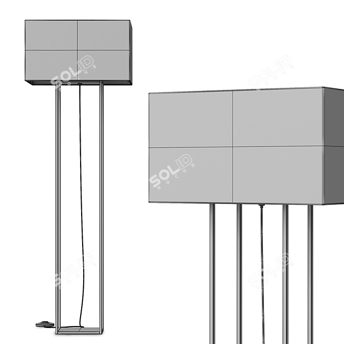 Vesper Modern Floor Lamp 3D model image 5