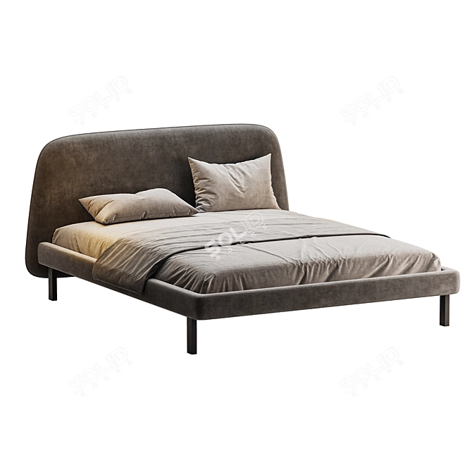 Modern Blade Bed 2017 Version 3D model image 3