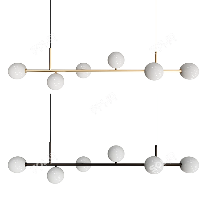 Centrsvet SHARM STICK Pendant Light 3D model image 1