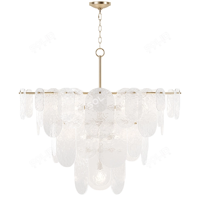 Echo Glass Alpert Pendant Chandelier 3D model image 5