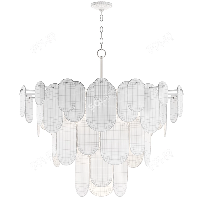 Echo Glass Alpert Pendant Chandelier 3D model image 7